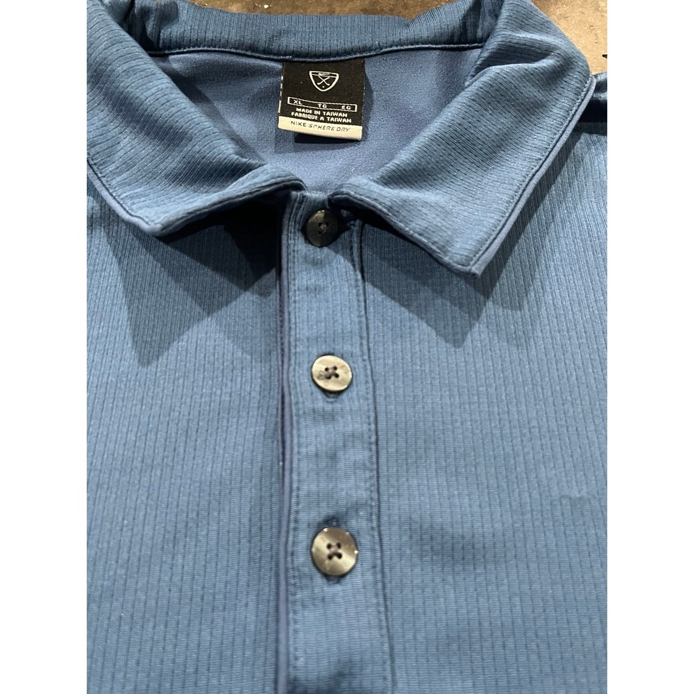 Nike sphere dry polo shirt mens XL blue‎